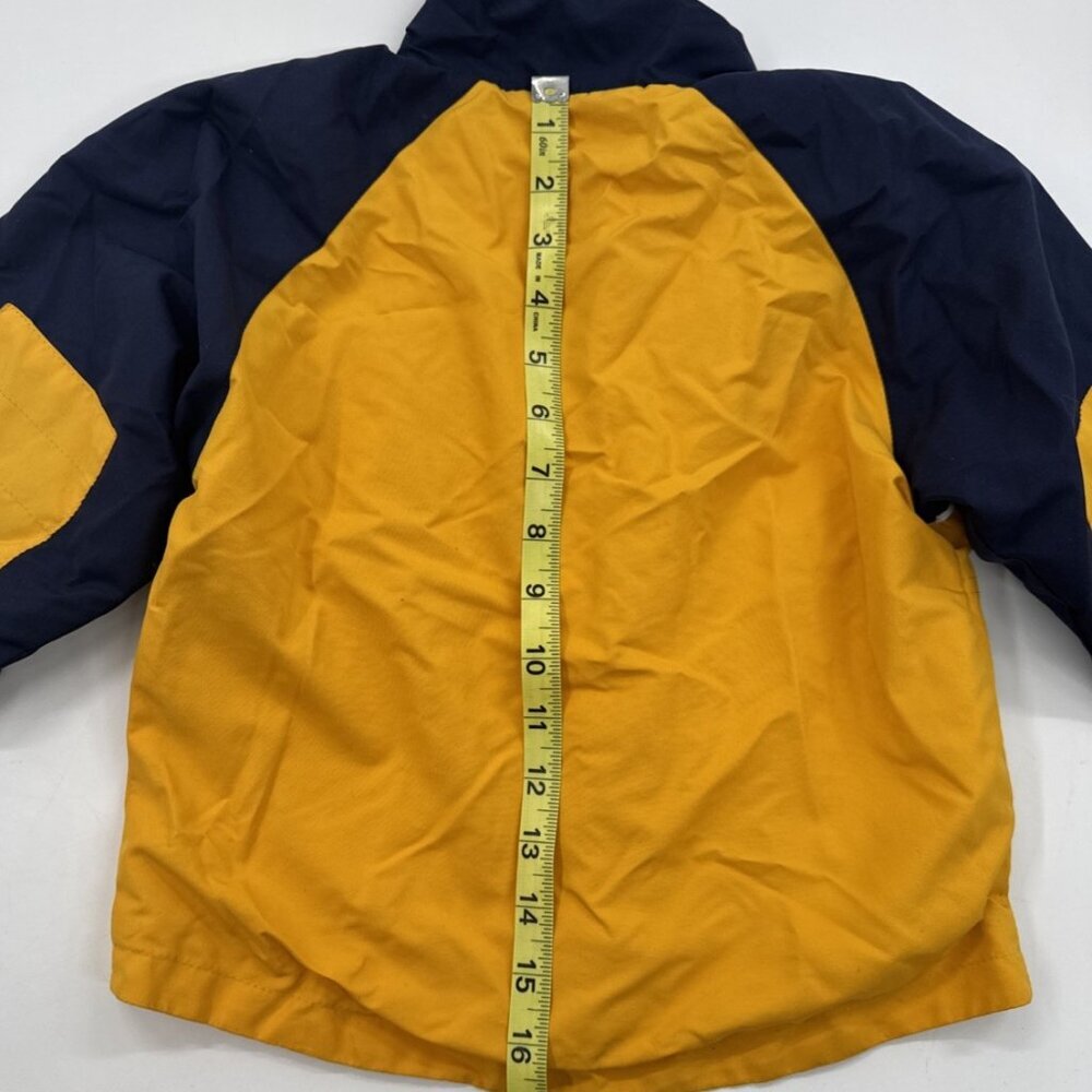 Vintage Bob The Builder Jacket Boys Toddler 4T Yellow Windbreaker Embroidered - Picture 10 of 14